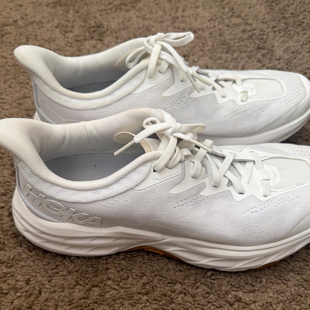 Hoka One One Speedgoat 5 White Cloud Hiking Running 1123158/WNCL Women's Size 11